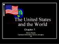 The United States and the World PowerPoint PPT Presentation