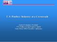 U.S. Poultry: Industry at a Crossroads PowerPoint PPT Presentation