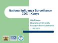 National Influenza Surveillance CDC Kenya PowerPoint PPT Presentation