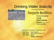 Drinking Water Scarcity