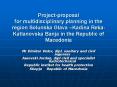 Project-proposal for multidisciplinary planning in the region Solunska Glava  PowerPoint PPT Presentation