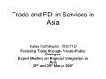 Trade and FDI in Services in Asia PowerPoint PPT Presentation