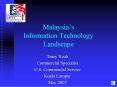 Malaysias Information Technology Landscape PowerPoint PPT Presentation