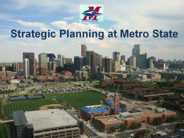 Strategic Planning at Metro State