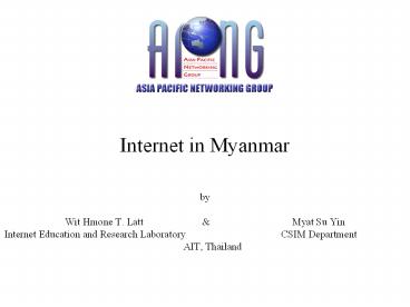 Internet in Myanmar