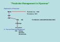 Pesticide Management in Myanmar PowerPoint PPT Presentation
