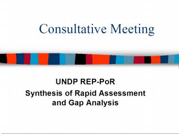 Consultative Meeting
