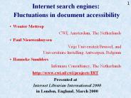 Internet%20search%20engines:%20%20Fluctuations%20in%20document%20accessibility