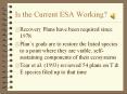 Is the Current ESA Working PowerPoint PPT Presentation