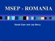 MSEP ROMANIA