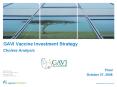 GAVI Vaccine Investment Strategy PowerPoint PPT Presentation