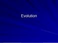 Evolution PowerPoint PPT Presentation