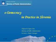 eDemocracy in Practice in Slovenia