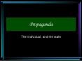 Propaganda PowerPoint PPT Presentation