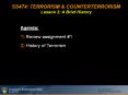 SS474: TERRORISM PowerPoint PPT Presentation
