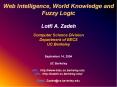 Web Intelligence, World Knowledge and Fuzzy Logic