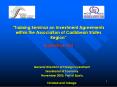 Training Seminar on Investment Agreements within the Association of Caribbean States Region Substant PowerPoint PPT Presentation