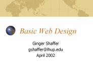 Basic Web Design