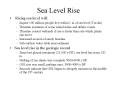 Sea Level Rise PowerPoint PPT Presentation