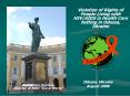 Violation of Rights of People Living with HIVAIDS in Health Care Setting in Odessa, Ukraine PowerPoint PPT Presentation
