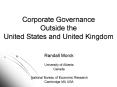 Corporate Governance Outside the United States and United Kingdom PowerPoint PPT Presentation