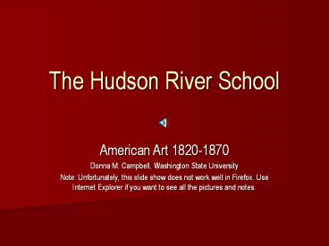The Hudson River School