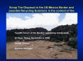 Scrap Tire Disposal in the US-Mexico Border and possible Recycling Solutions in the context of the BECC Development Process PowerPoint PPT Presentation