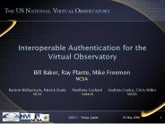 Interoperable Authentication for the Virtual Observatory