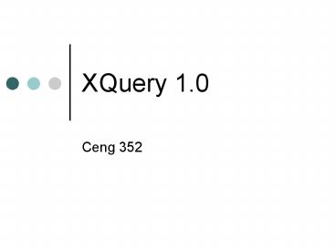 XQuery 1.0