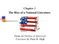 Chapter 3 The Rise of a National Literature PowerPoint PPT Presentation