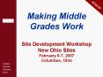 Making Middle PowerPoint PPT Presentation