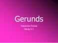 Gerunds PowerPoint PPT Presentation