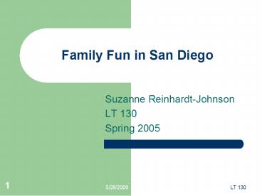 Family Fun in San Diego