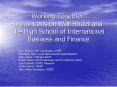 Working Together: Dominicans on Wall Street and the High School of International Business and Financ PowerPoint PPT Presentation