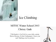 Ice Climbing
