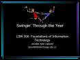 Swingin Through the Year PowerPoint PPT Presentation