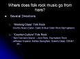 Where does folk rock music go from here? PowerPoint PPT Presentation