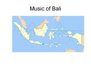 Music of Bali