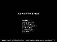 Animation in Britain