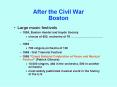 After the Civil War Boston PowerPoint PPT Presentation