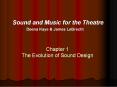 Chapter 1 The Evolution of Sound Design PowerPoint PPT Presentation