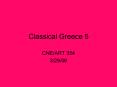 Classical Greece 5 PowerPoint PPT Presentation