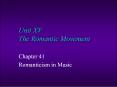 Unit XV The Romantic Movement PowerPoint PPT Presentation
