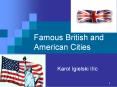 Famous British and American Cities PowerPoint PPT Presentation