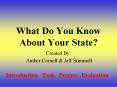 What Do You Know About Your State PowerPoint PPT Presentation