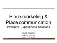 Place marketing PowerPoint PPT Presentation
