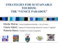 STRATEGIES FOR SUSTAINABLE TOURISM: THE VENICE PARADOX PowerPoint PPT Presentation
