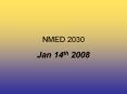 NMED 2030 PowerPoint PPT Presentation