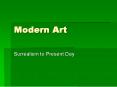 Modern Art PowerPoint PPT Presentation