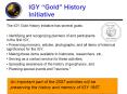 IGY Gold History Initiative PowerPoint PPT Presentation